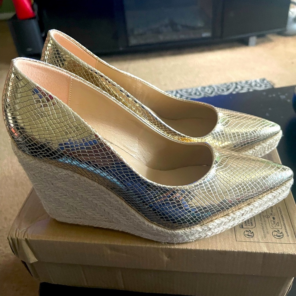 Gold  Espadrilles